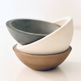 Small concrete bowl