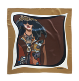 CHOC-A-BLOCK silk scarf