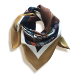 CHOC-A-BLOCK silk scarf