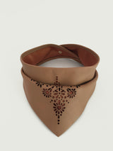 DIAMOND LEATHER BANDANA