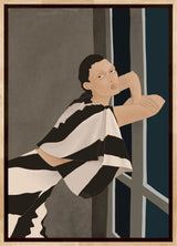 'GIRL AT WINDOW' giclée print