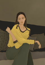 'GIRL ON SOFA' giclée print