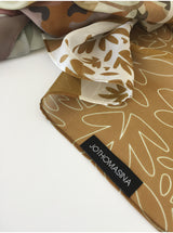 GOLDEN GIRLS silk chiffon scarf/sarong