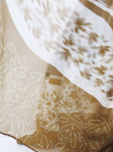 GOLDEN GIRLS silk chiffon scarf/sarong