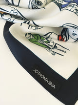 THE 'How-to-wear-a-Scarf' SCARF - brights