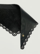 LACE LEATHER BANDANA