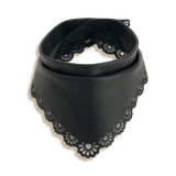 LACE LEATHER BANDANA