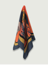 OH SO ORANGE silk scarf