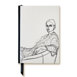 Silk scarf + Sketch Book gift set