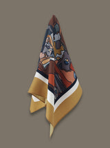 CHOC-A-BLOCK silk scarf