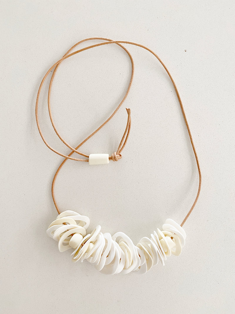Organic shape necklaces