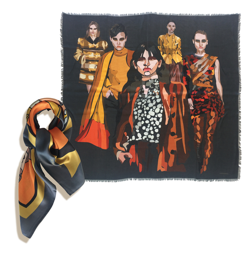 CASHMERE + SILK SCARF GIFT SET