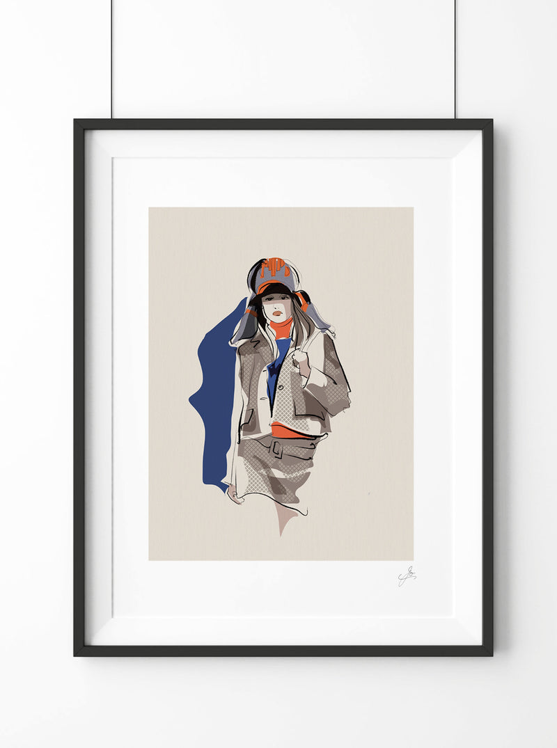 PRADA HAT RESORT '19 giclée print
