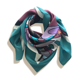 VALENTINE'S NUMBER silk scarf