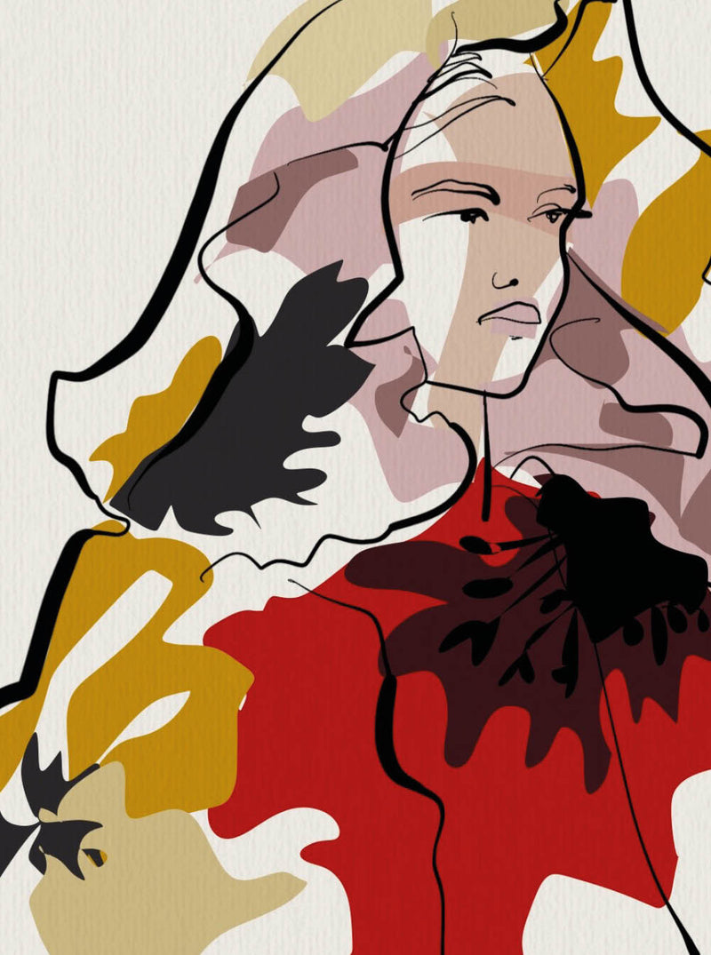 VALENTINO CAPE FALL '18 giclée print