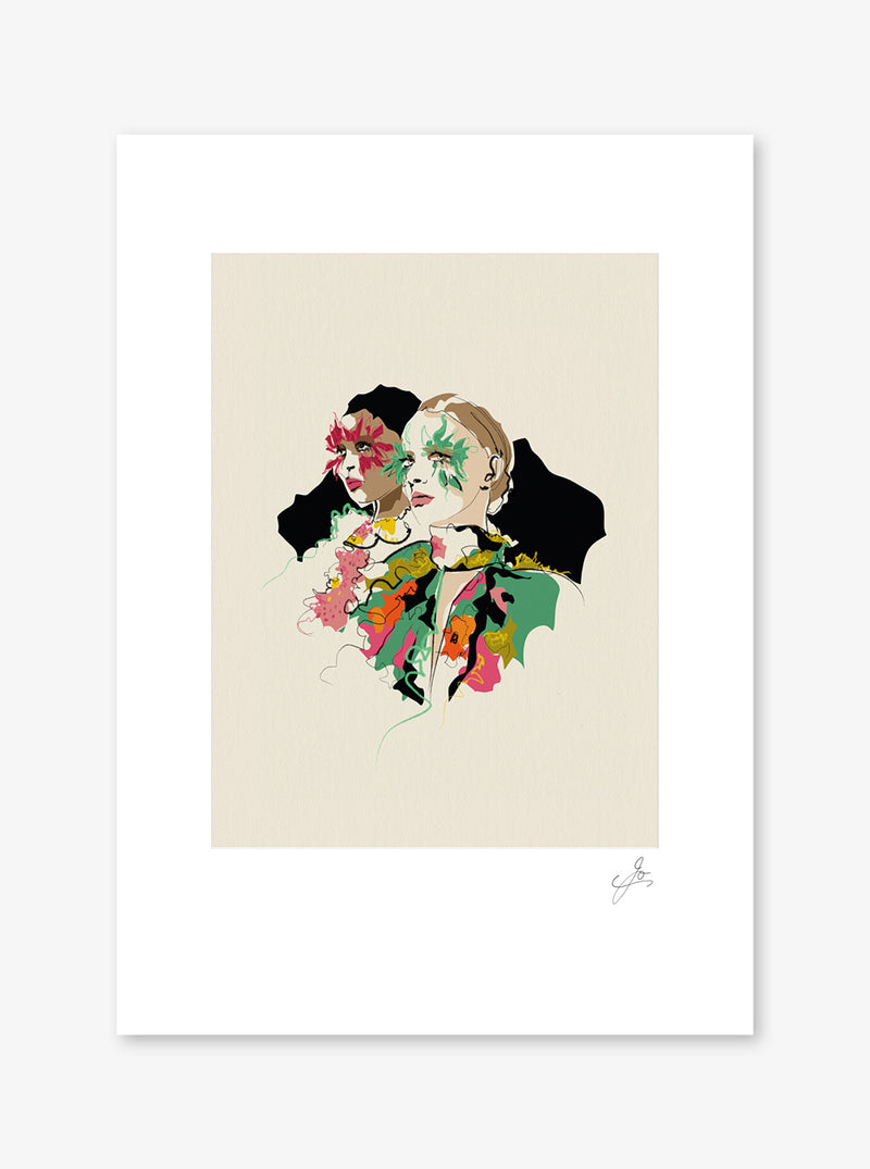 VALENTINO LASHES DUO giclée print