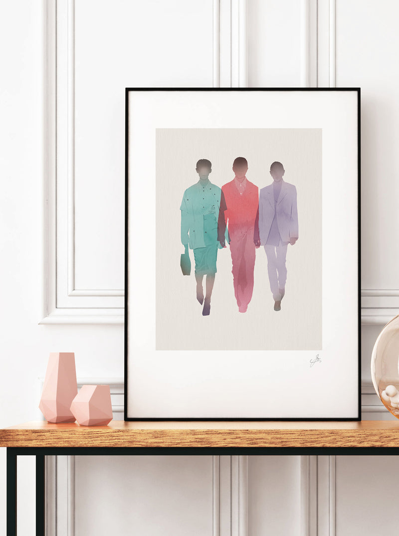 SS18 VICTORIA BECKHAM giclée print